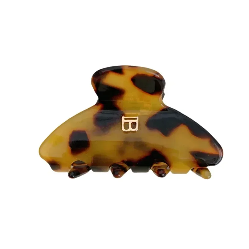 글자 b 헤어핀 아세트산 곡선 그랩 클립, 한국어 버전, 포니테일 헤어 그랩, 프리미엄 헤... - 5