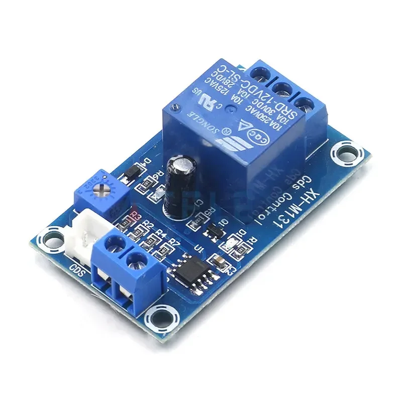 XH-M131 DC 5V / 12V Light Control Switch Photoresistor Relay Module Detection Sensor 10A brightness Automatic Control Module