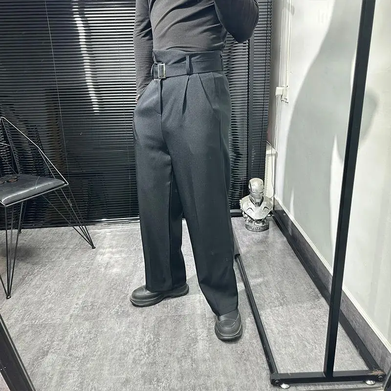 Avant-Garde Yupi Cool Popular Designer Catwalk Straight-Leg Pants Men's Loose Casual Trousers Trendy Fashion Bloomers