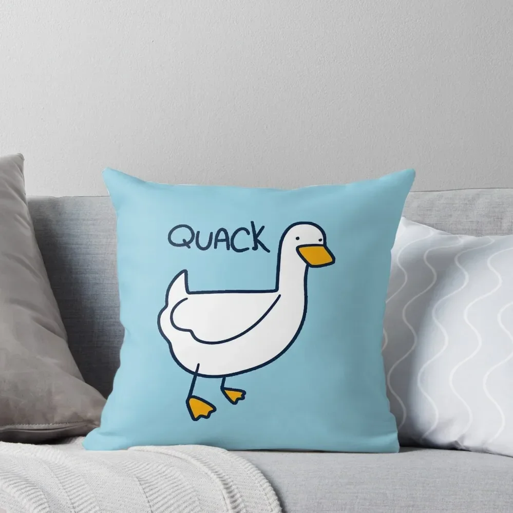 

Quack Duck Throw Pillow Pillow Cases bed pillows Pillow