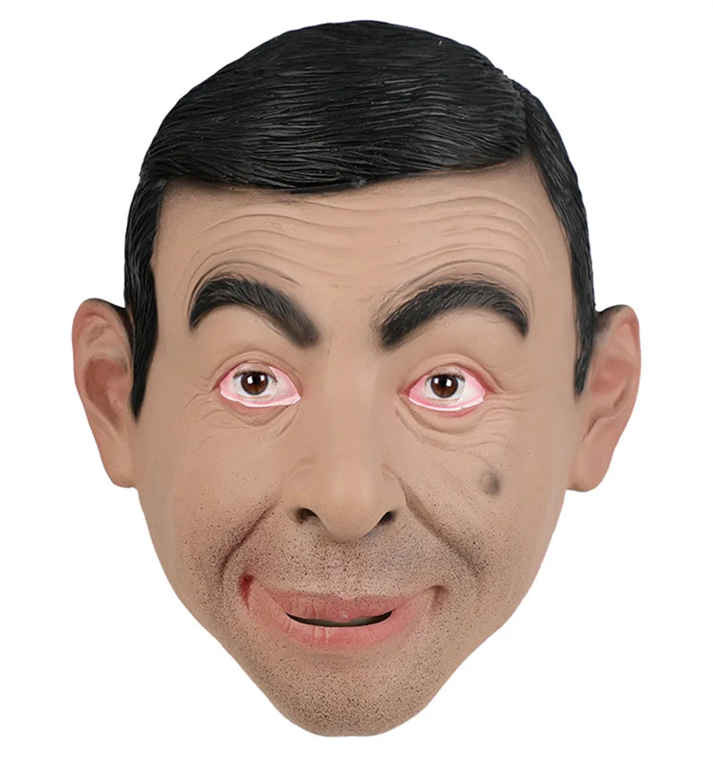 Realistische Halloween-Latex-Gesichtsmaske für Männer – Lustige Gesichtsmaske für visuelle Streiche – Detail 7