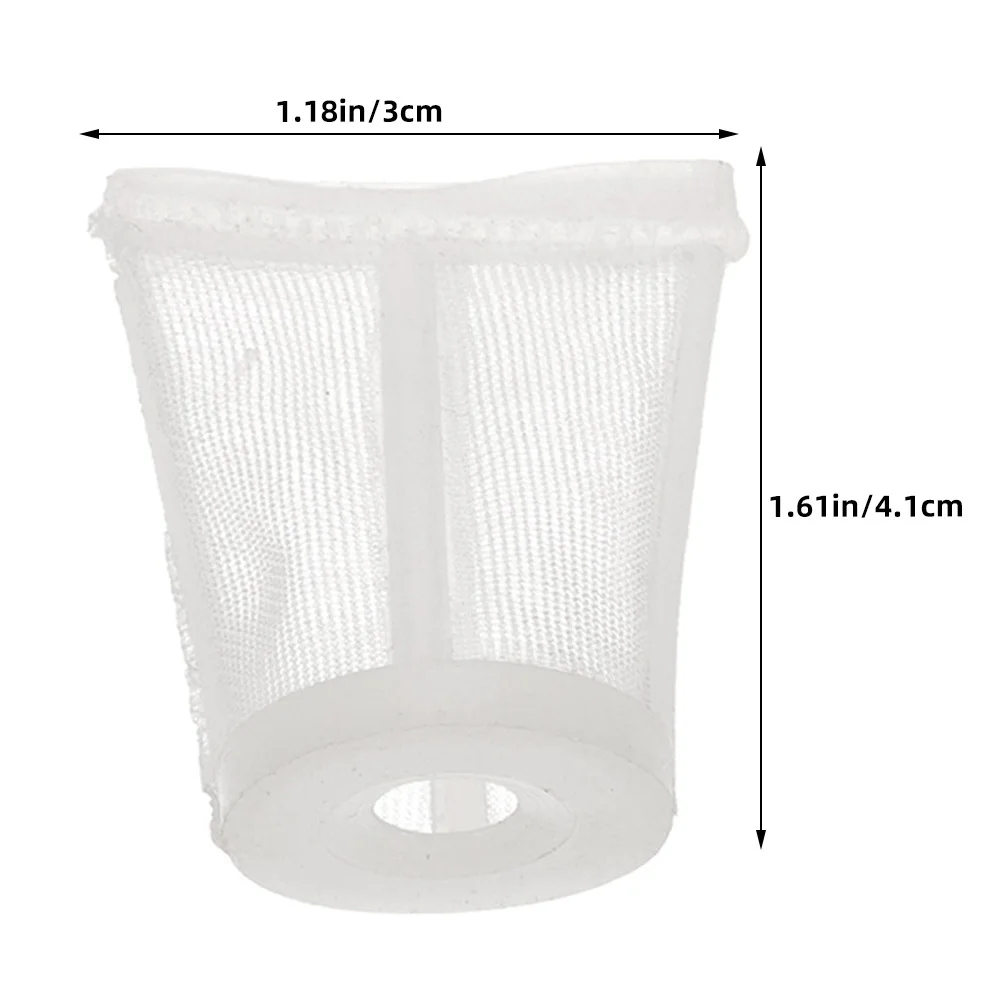 10 Stück Farbspritzgerät-Siebfilter, 120 Mesh-Mesh-Filter für Airless-Spritzgerät, Topf, Ersatzzubehör, langlebiges Nylon