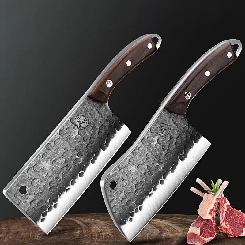 

1/2pcs kitchen knife forging Home kitchen super fast sharp cook special meat slicing, chopping knife manual utensils