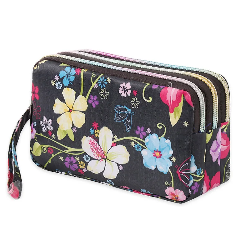 Cartera de mujer con flamenco de dibujos animados de Mickey, monedero largo de marca de lujo para mujer, bolso de mano de gran capacidad a la moda para teléfono móvil