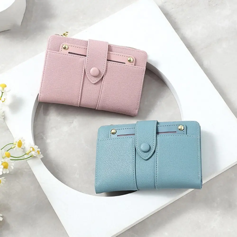 Portable Card Holder PU Passport Bag Passport Cover Ticket Holder Fold Purse Multifunctional Airplane Check-in Travel Wallet Men