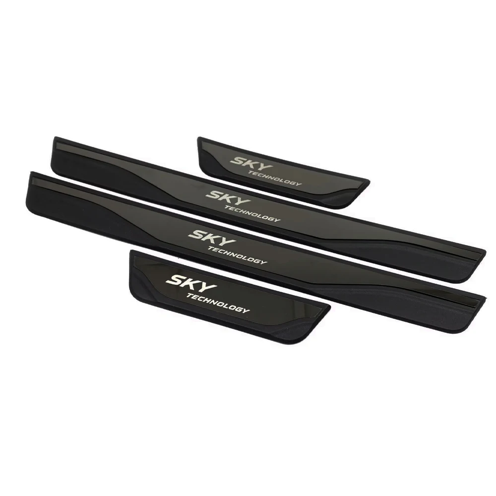 For Mazda 3 Car Threshold Trim Stickers Door Sill Pedal Protection Auto Accessories 2019 2020 2021 2022 2023 2024 2025 2026 view 6