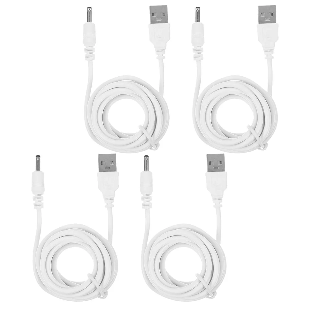 

4 Pcs Charging Cable Cord USB Block Hub Chargers Cords Dc Instrument to Adapter Pure Copper