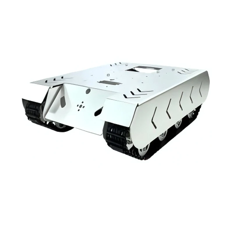 TS100L RC Tank Chassis Off-Road Shock Absorbing Track ROS Robot Platform with Hall Encoder For STM32 Robot Programmable DIY Kit