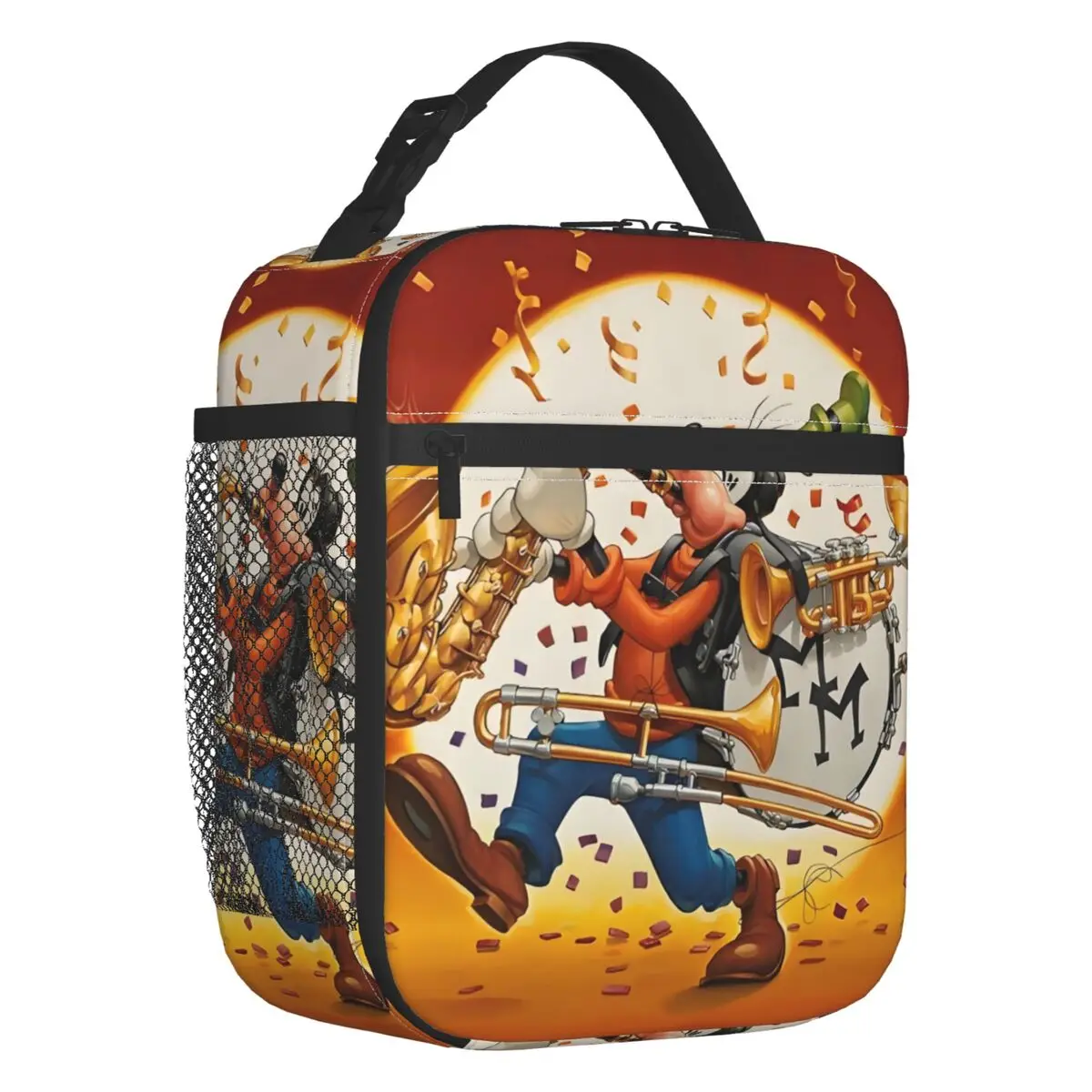 

Custom Goofy Cartoon Film Thermal Insulated Lunch Bags Funny Animal Pattern Portable Lunch Tote Kids School Children Food Box
