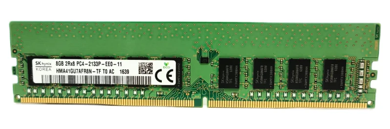 Imagem -02 - Hynix-ram Pure Ecc Udimm Workstation Memória de Servidor sem Buffer Ddr4 8gb 2133p Pc4 2133mhz 2rx8