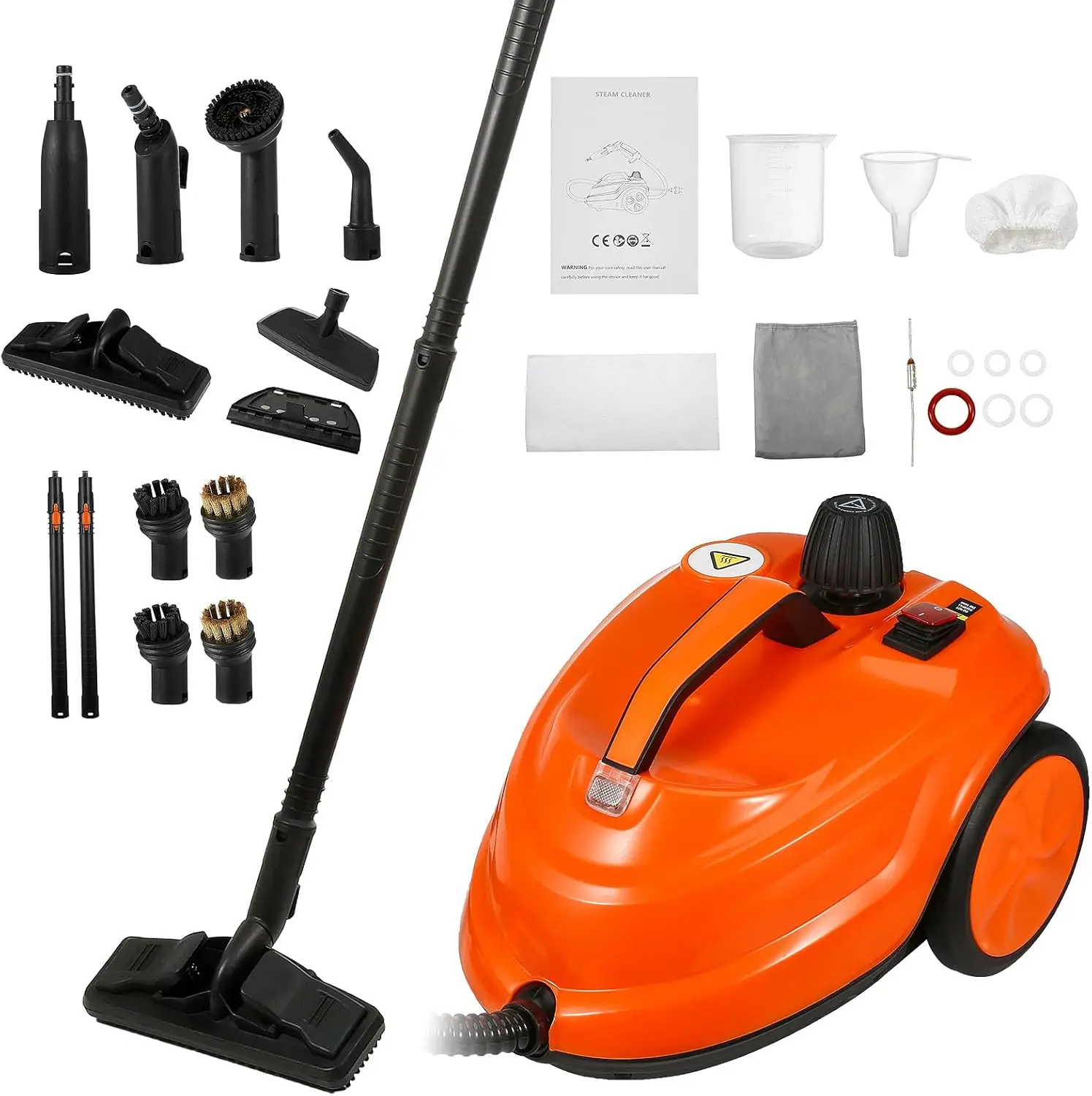 Steam Cleaner 1800W Multipurpose Steam Cleaner for Home Use 5.0 BAR High-Pressure Steam Cleaner for Car Detailing 32