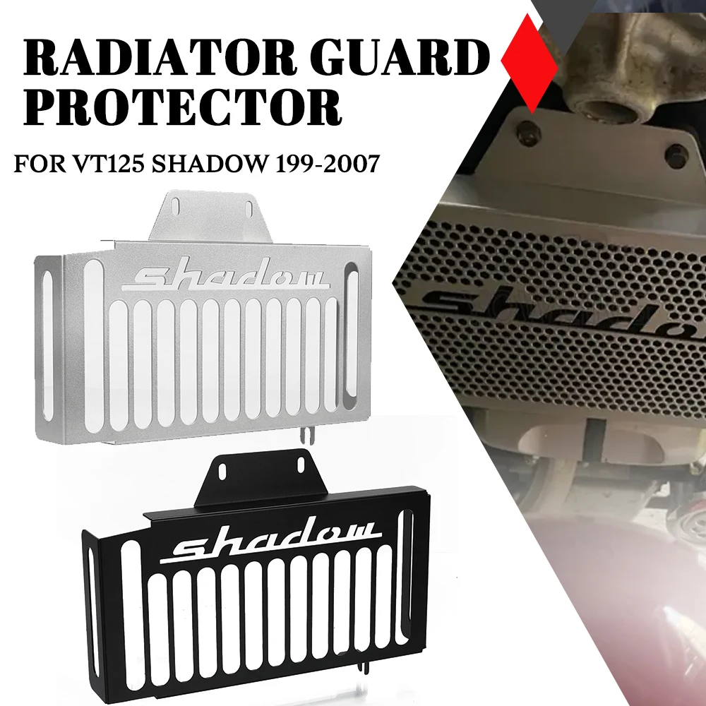 

Radiator Grille Guard Cover Protector Grill FOR Honda VT125 shadow 1999-2000-2001-2002-2003-2004-2005-2006-2007 VT 125 SHADOW