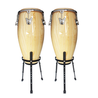 Latin Konka Drum Cana Percussion A Pair Tumbadora Jembe African Bongos Canga Tambourine Tumbadoras Drums