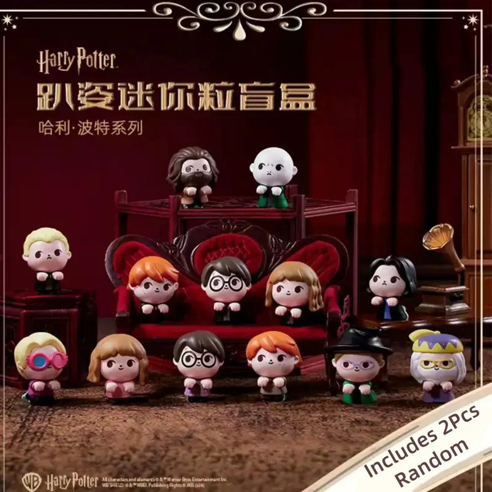 

Harry Potter Series Blind Box Kawaii Random 2Pcs Mini Figure Collect Home Decor Ornament Birthday Christmas Gift for Kids Adults