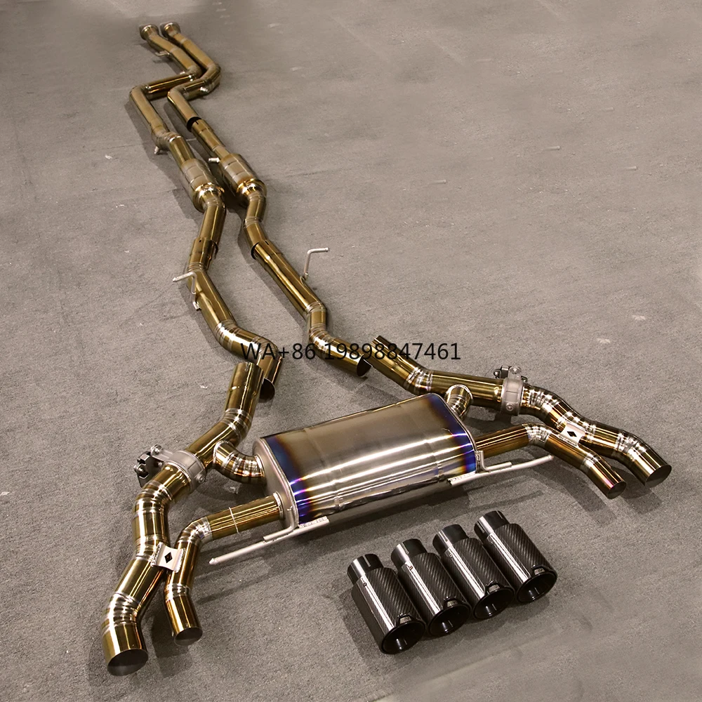 

Performance Catback Muffler for BMW X3M/X4M F97/F98 3.0T 2019-2023 Titanium Pipe Eletronic Valve Exhaust System Escape