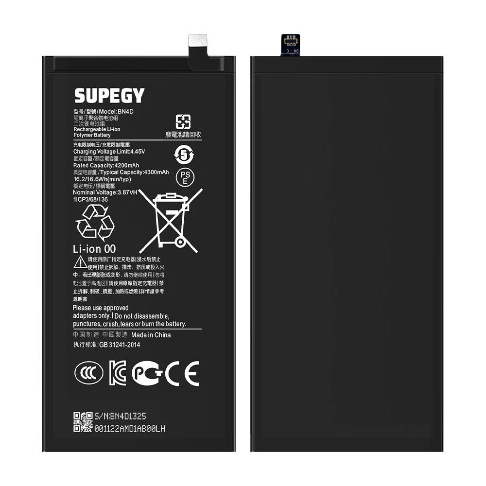 2026 Years SUPEGY 100% New BN4D For Xiaomi Pad 5 Pro Pad5 Pro Safe High-Efficiency Laptop Battery 4900mAh+Free Tools