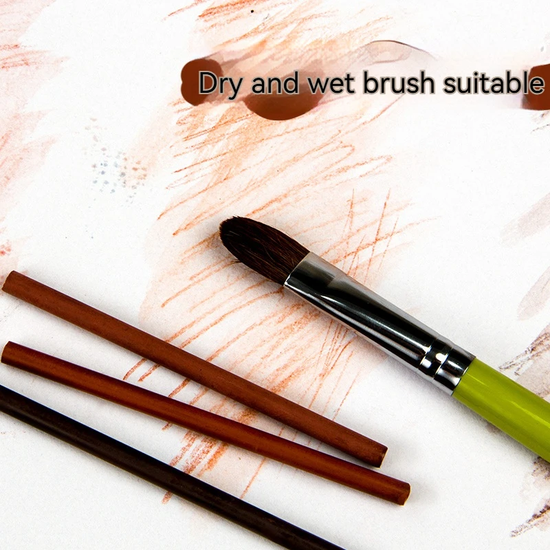 1/6pcs/Pack Charcoal Sticks 12-18mm Black White Colored Pastels Dry Sketch Toner Graphite Drawing Charcoal Bars Set for Artist