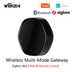 ZigBee 3.0 BLuetooth BLE Mesh Multi-Mode Gateway Hub With Wifi IR Infrared Remote Control Tuya Smart Life Home Automation System