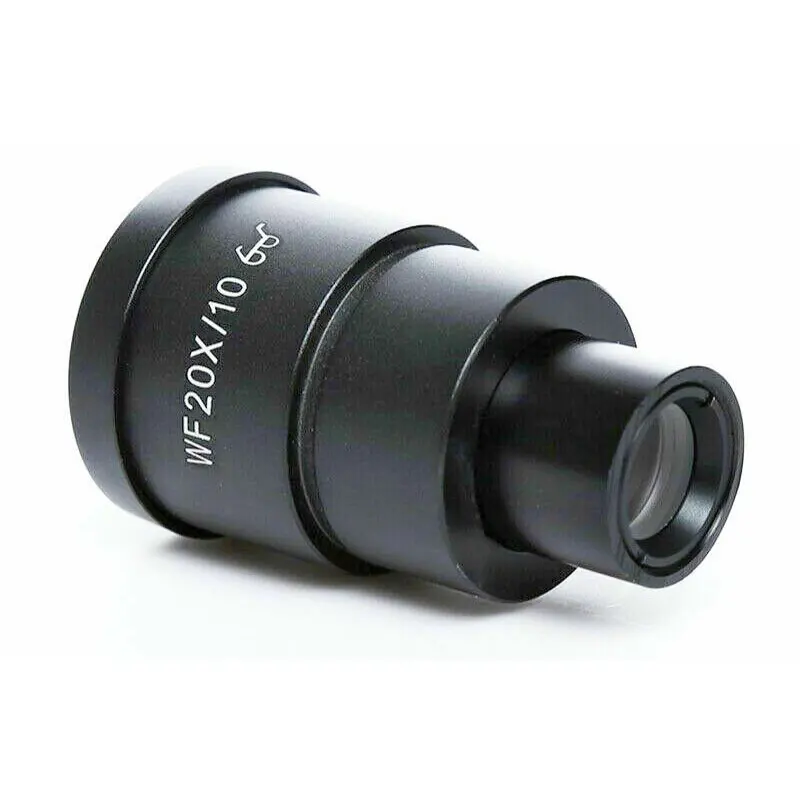 20X/10 Stereo Microscope Eyepiece WF20X Wide Field High Eye Point Optical Glass Lens 30mm Mounting Diameter