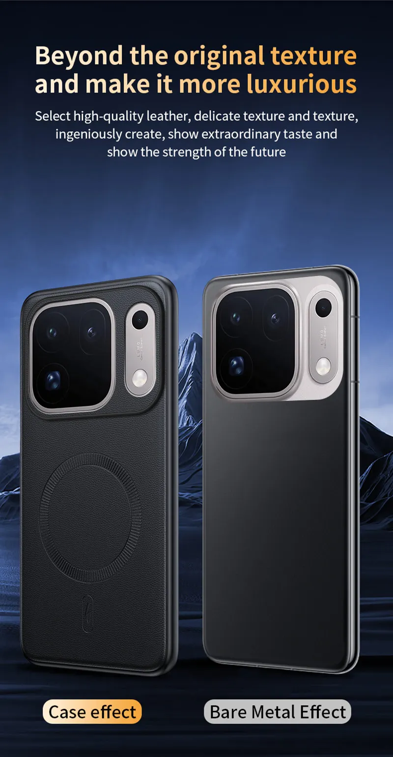 Für OPPO Find X10 Pro Max: Magnetische Schutzhülle aus Leder, Anti-Fingerabdruck, rutschfest, aus PC+TPU. – Detail 11