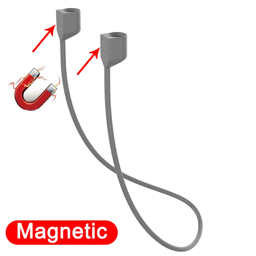 Weiche Silikon-Anti-Verlust-Magnetseil-Ohrhörer für Apple Airpods 2 1 3 Air Pods Pro Bluetooth Wireless Headphone Earbuds Strap – Detail 18