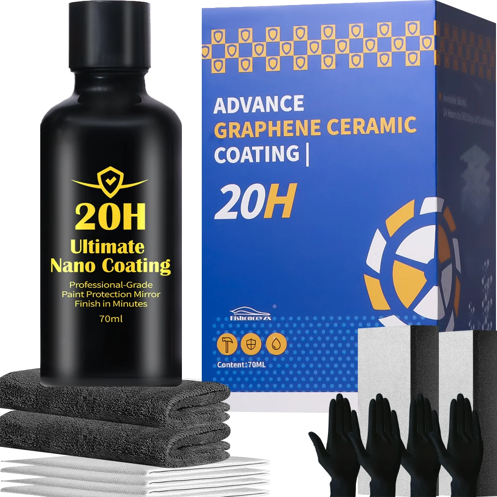

Graphene Ceramic Coating 20H with Self Healing and UV Track Technology Car Detailing Professionals 10+ Years of Protection
