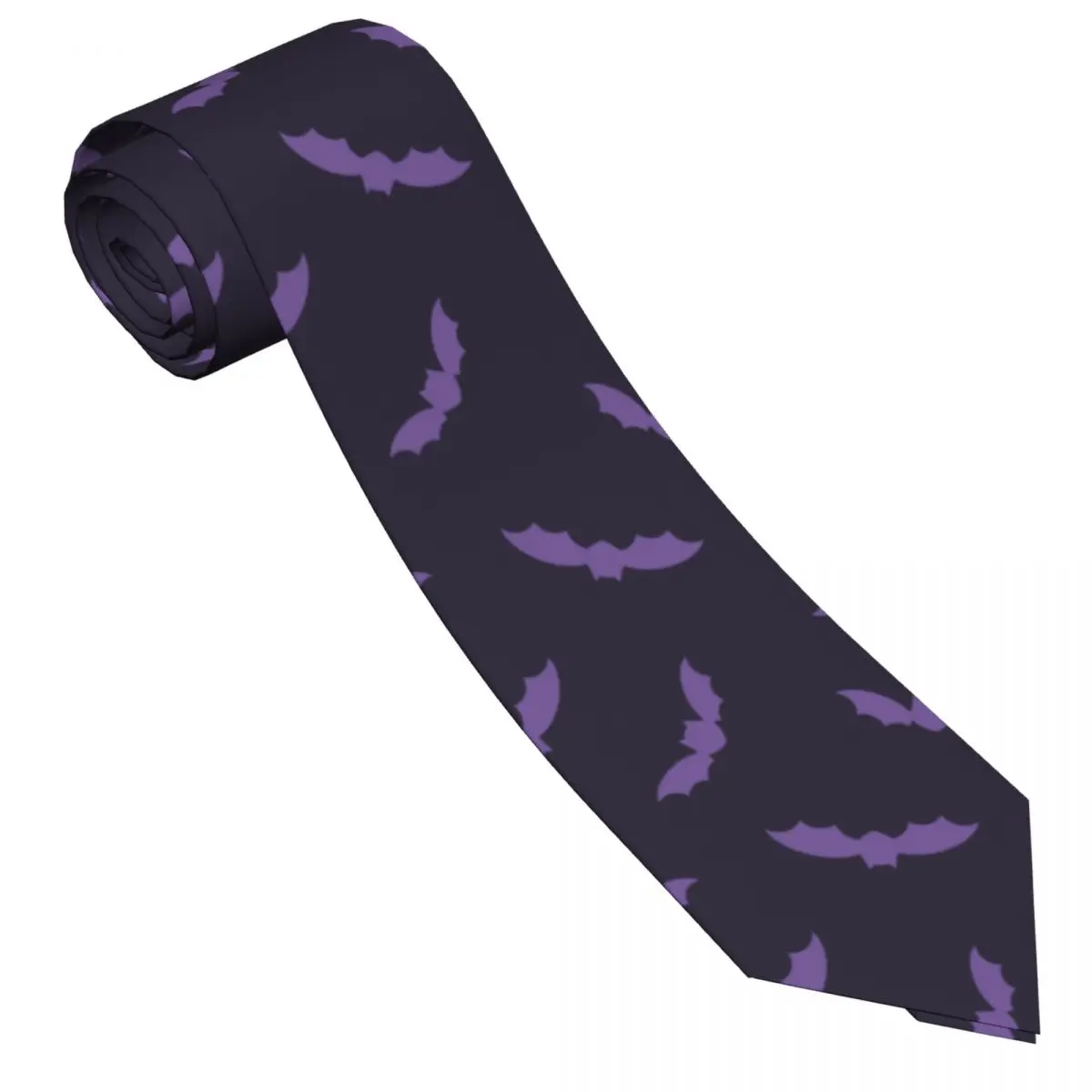 

Purple Bat Tie Novelty Animal Cute Funny Neck Ties For Unisex Adult Wedding High Quality Collar Tie Custom Necktie Accessories