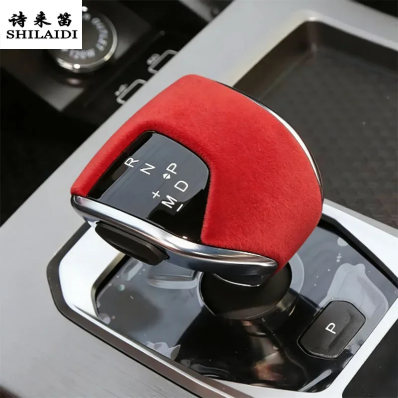 Suede leather Car Wrapping ABS Gear Shift Knobs Head For Chery Jetour X70 PLUS PRO X90 PLUS 2021-2024 Cover Sticker Accessories