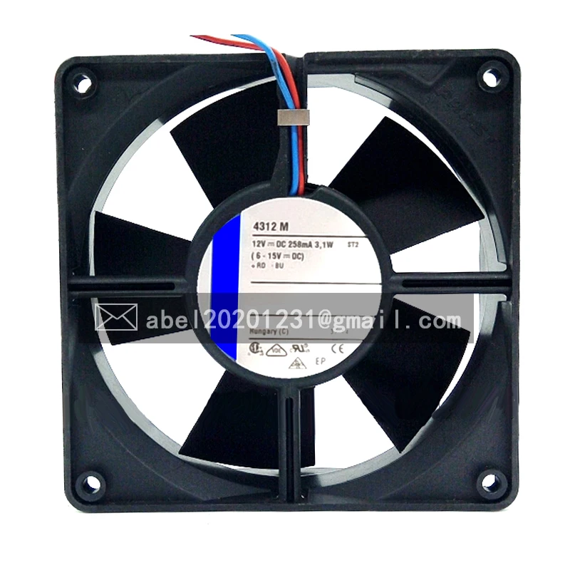 BRAND NEW 4312M 4312 M DC 12V ORIGINAL COOLING FAN COOLER 119 x 119 x 32 mm