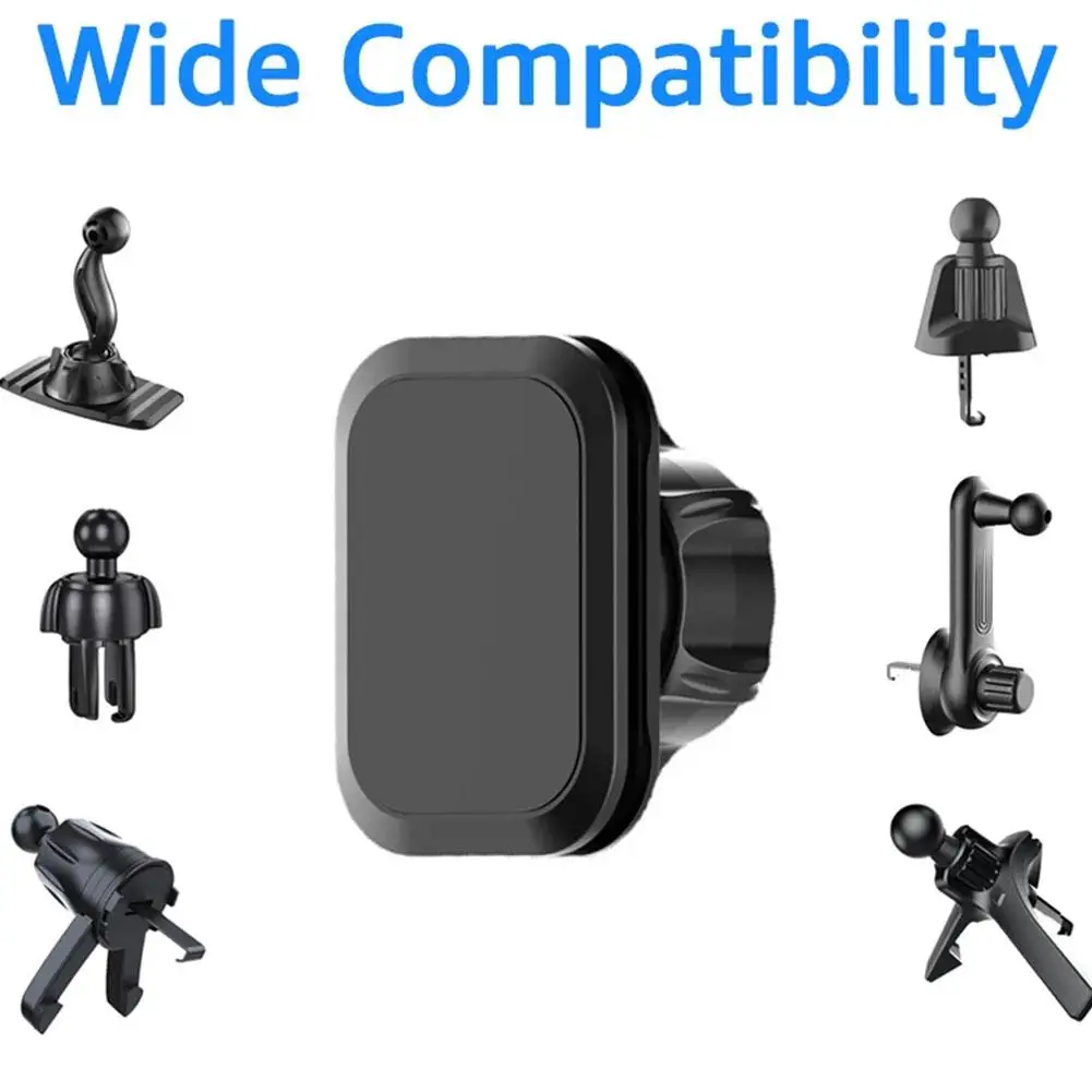 17mm Ball Head Magnetic Car Phone Holder GPS Support Smart Phone Bracket For Iphone15/14 13 Phone Holder