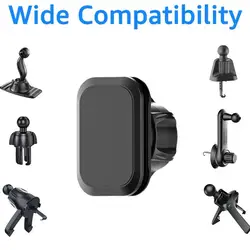 17mm Ball Head Magnetic Car Phone Holder GPS Support Smart Phone Bracket For Iphone15/14 13 Phone Holder