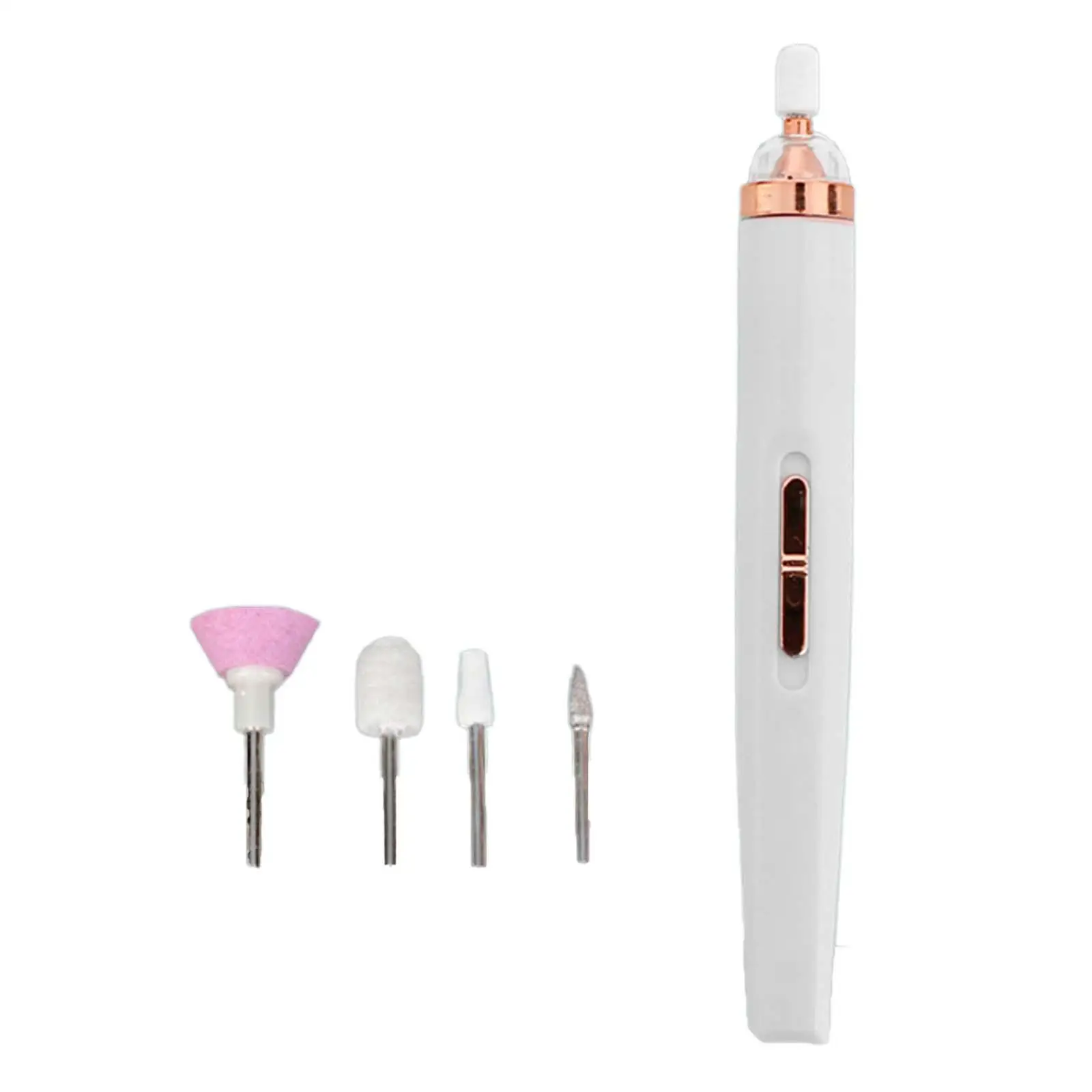 Wireless Nail Drill Tool for Fingernail and Toenail Care with 5 Attachments