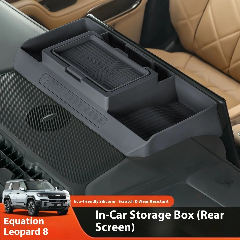 

Car Central Control Screen Storage Box Fit for BYD Leopard 8 Modified Auto Dashboard Storage Tissue Box Interior Upgrade Parts