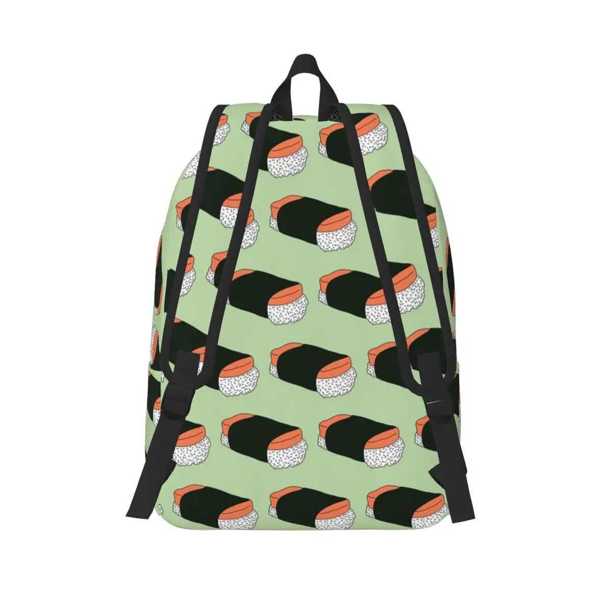 Hawaiian Musubi Sushi Snack Student Backpack School Bag Hiking Travel Daypack for Boys Girls Fashion Bookbag Shoulder Bags