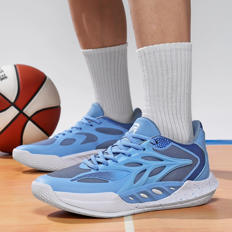 أحذية رياضية لكرة السلة للرجال، أحذية رياضية قابلة للتنفس، مضادة للانزلاق، يمكن ارتداؤها في صالة الألعاب الرياضية، أحذية الجري للرجال والنساء #2
