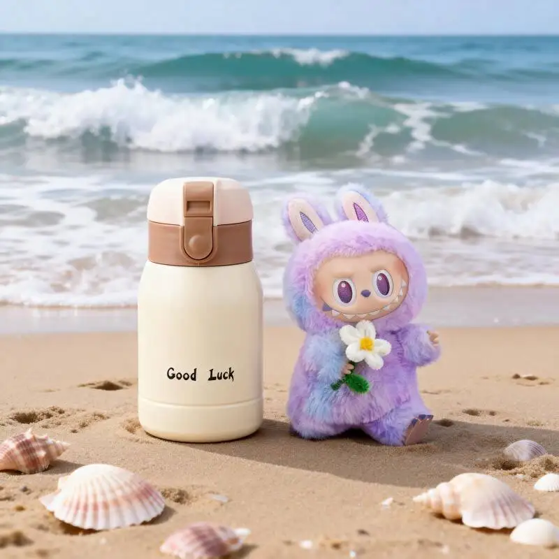

POP MART THE MONSTERS Forward High Energy Series LABUBU Doll Small Thermos Flask Mini Size Vacuum Cup Easy to Carry and Store