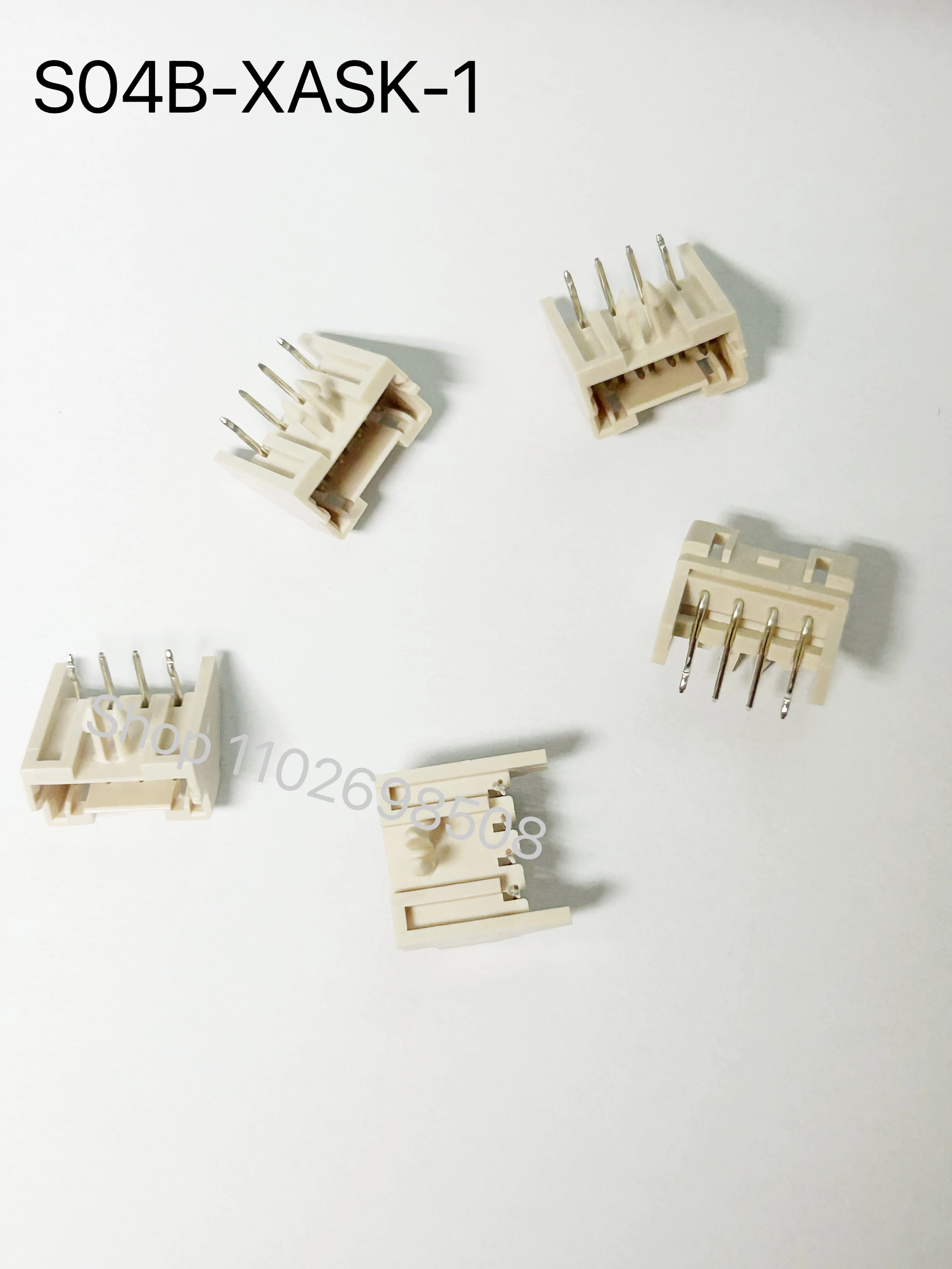 S04B-XASK-1(LF)(SN), 2.50mm spacing, 4 pins, Pin holder connector, Original Stock, 10 units per lot