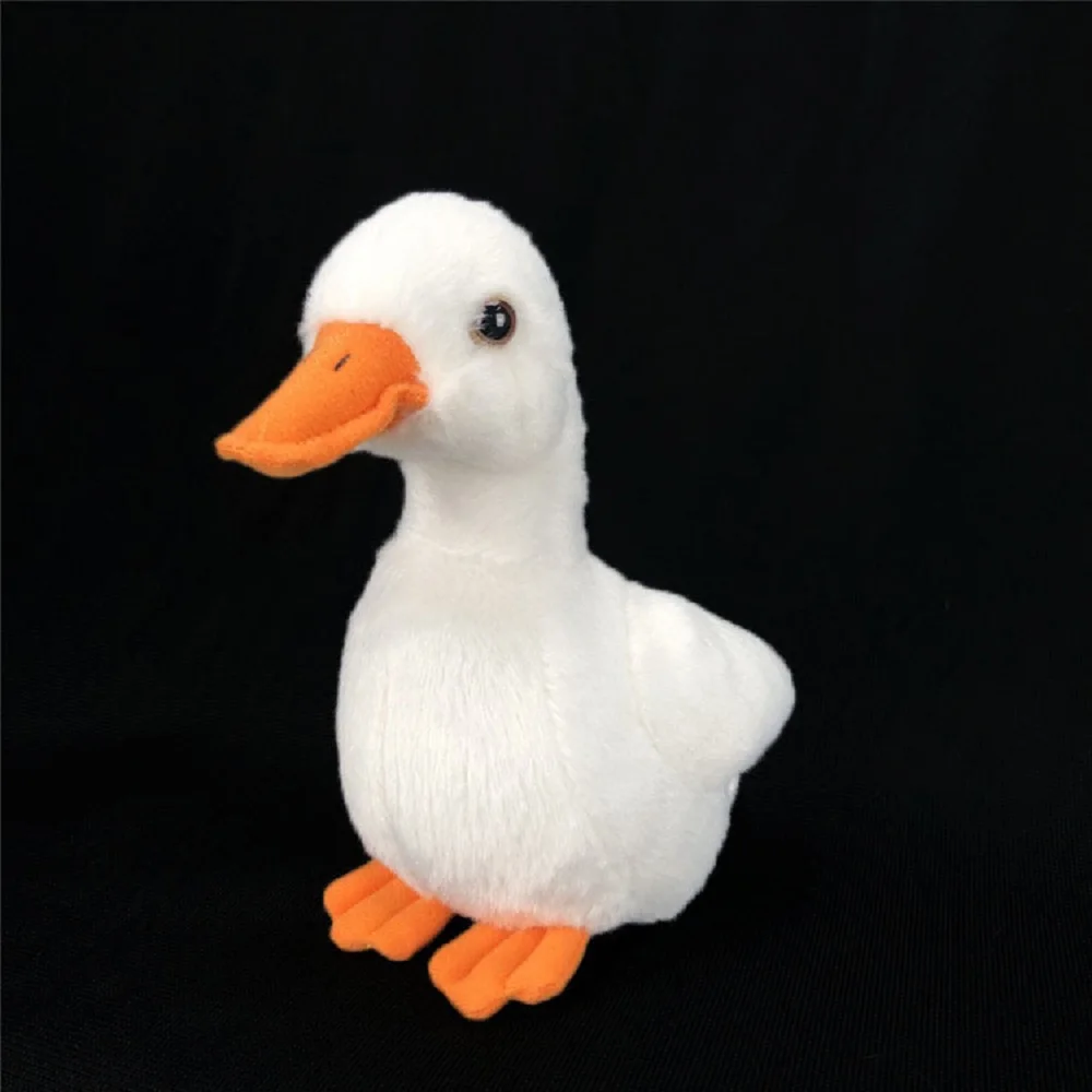 

new plush soft duck toy cute white duck doll gift about 17cm