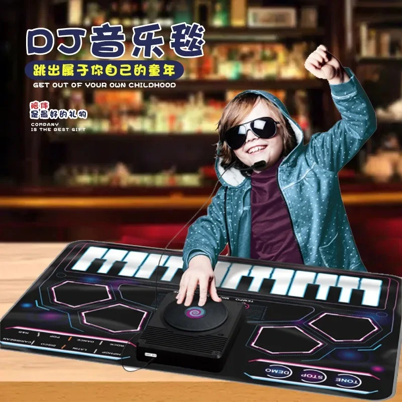 Children's Educational Electronic Piano Blanket Infant Multi-functional Music Blankets Toys Unique Design Musical Instruments