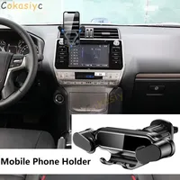 Gravity Car Phone Holder For Prado 150 120 Air Vent Clip Mount Mobile Cell Phone Stand Universal GPS Support Accessories