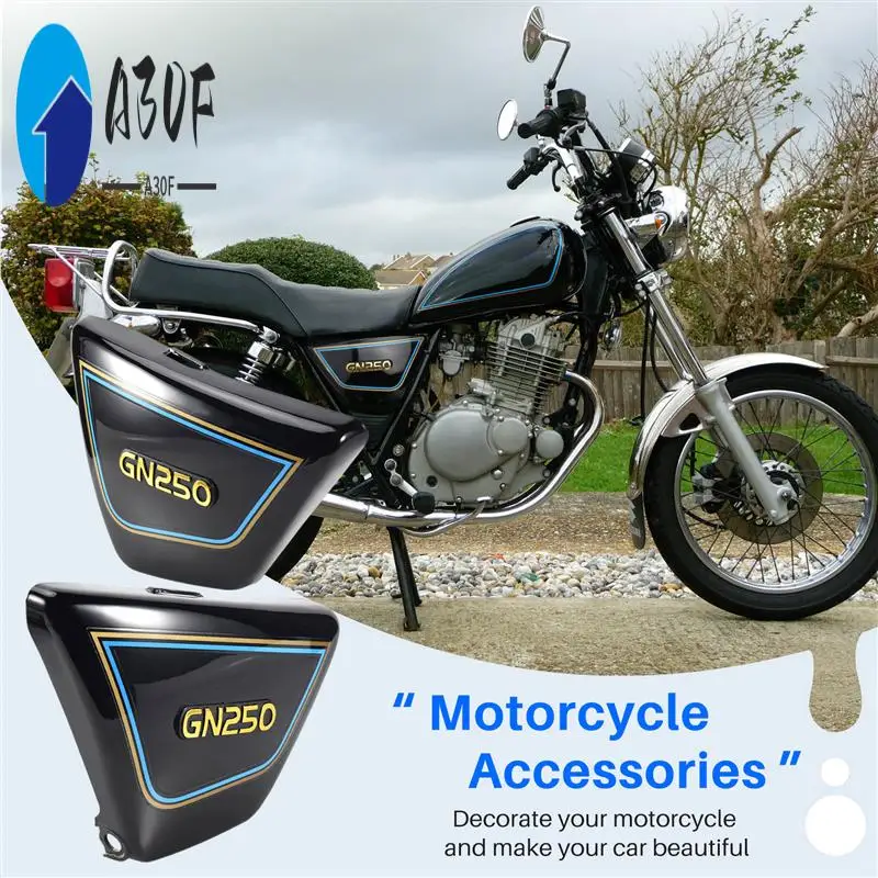 A30F-1 Pair Right & Left Frame Side Covers Panels For Suzuki Motorcycle Parts Gn 250 Gn250 Gn250 Motorcycle Parts