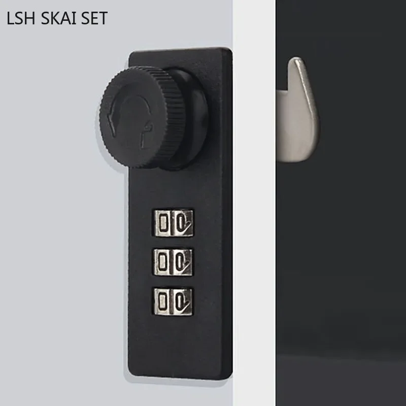 3 Digit Combination Password Drawer Lock Office Locker Cabinet Locks Number Security Lockset Furniture Anti-theft Hardware