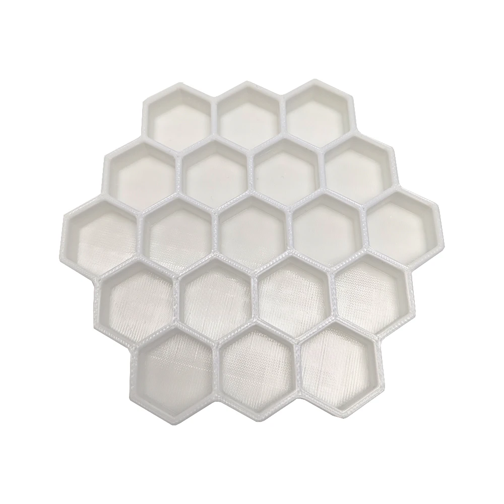 

Honeycomb 19 Grids Tray for Screws Parts Color Painting Palette Multi-purpose Tools Plate