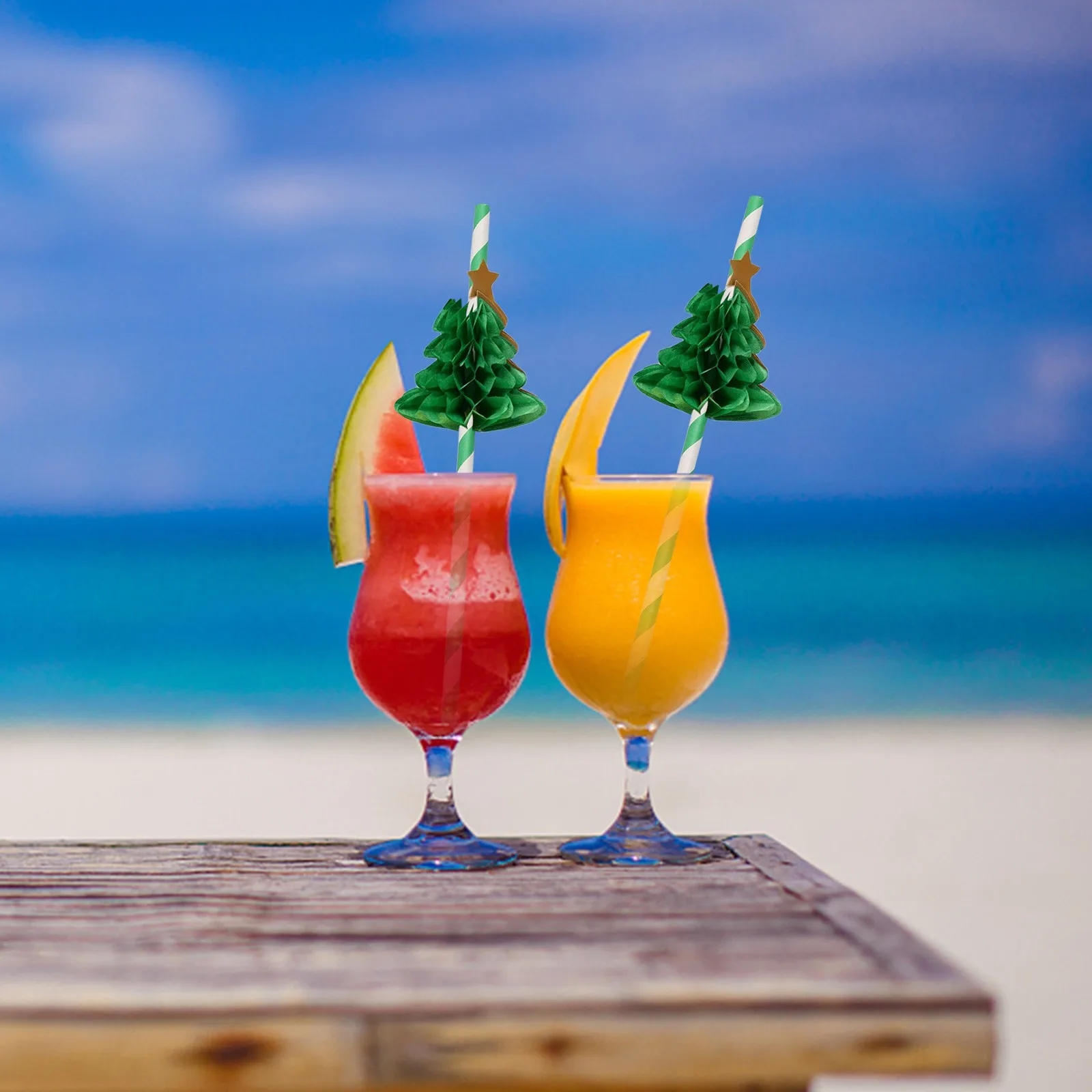 

50 шт. бумажные соломинки в виде сот, украшения для праздничной вечеринки, одноразовые трубчатые трубчатые вечерние поставщики