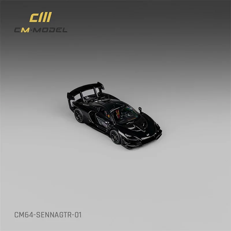 CM MODEL 1:64 SennaGTR Black Diecast Model Car