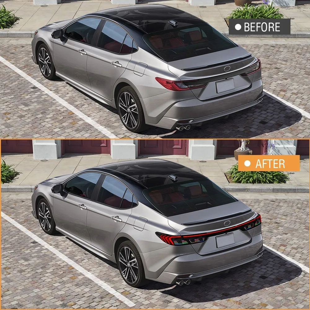 

RGB LED Tail Lights &Trunk Lamps for Toyota Camry 2024 2025 Animation Rear Lamps