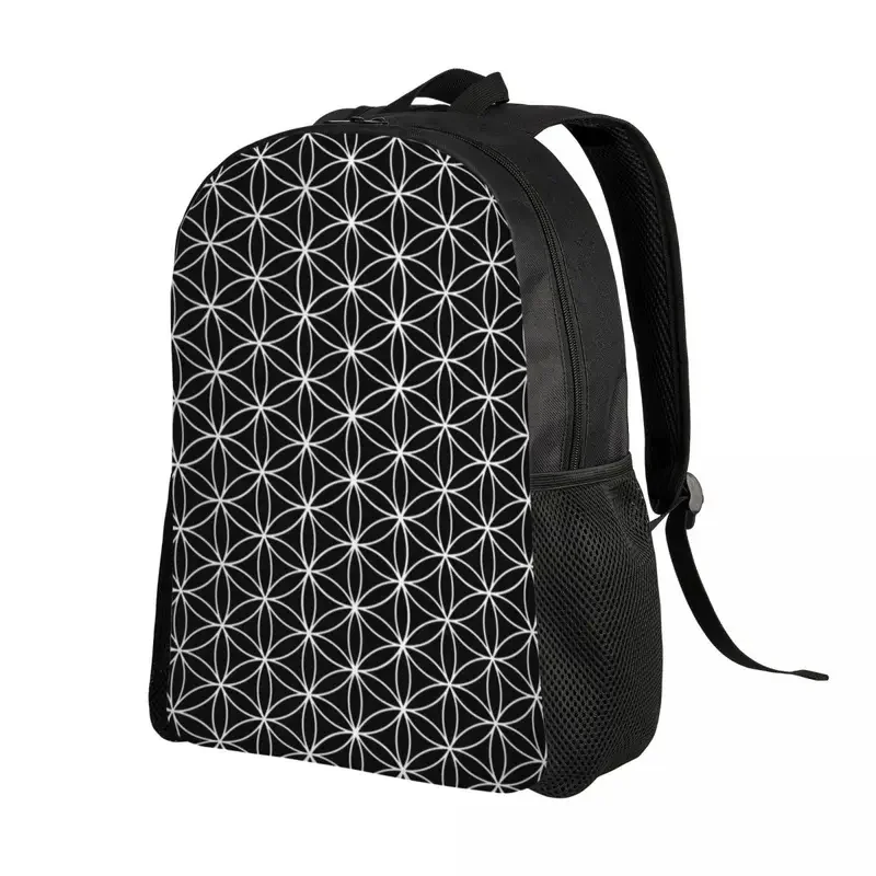 Flower Of Life Pattern Backpacks for Men Women College School Students Bookbag Fits 15 Inch Laptop Geometric Mandala Bags