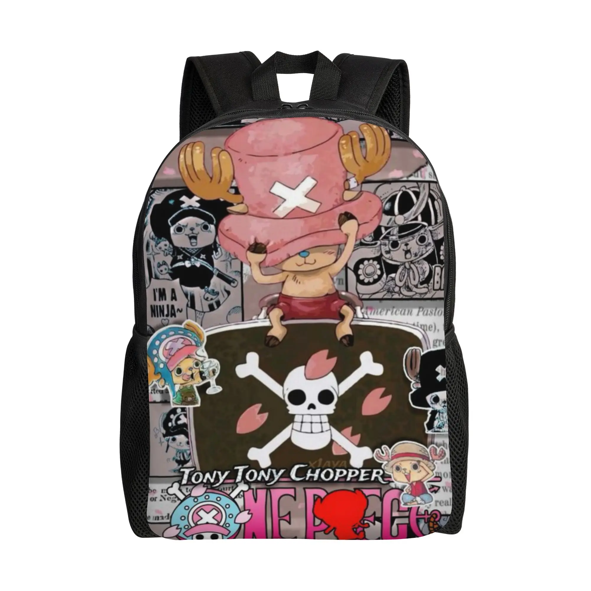 Back to school season Fashionable Tony Tony Chopper (8) Handbag One Piece Male Lady Backpack