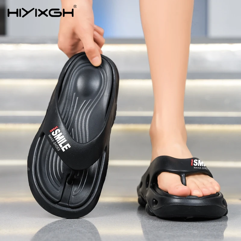 

Summer Men's Flip Flops Indoor Outdoor Slippers EVA Soft Comfortable Shoes NEW Men Beach Sandals Non-slip House Male Slippers
