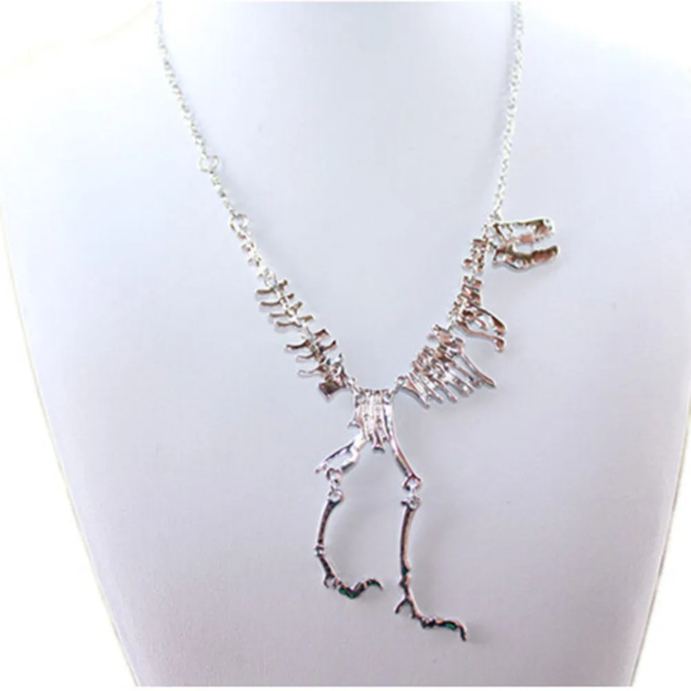 Dinosaur Necklace Women Creative Neck Pendant Fashion Jewelry Design Rust Resistant for Casual Daily Party